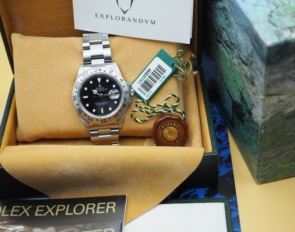 ROLEX Explorer II "Tritium" – Ref. 16570 – Full Set