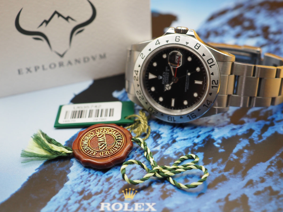 ROLEX Explorer II "Tritium" – Ref. 16570 – Full Set