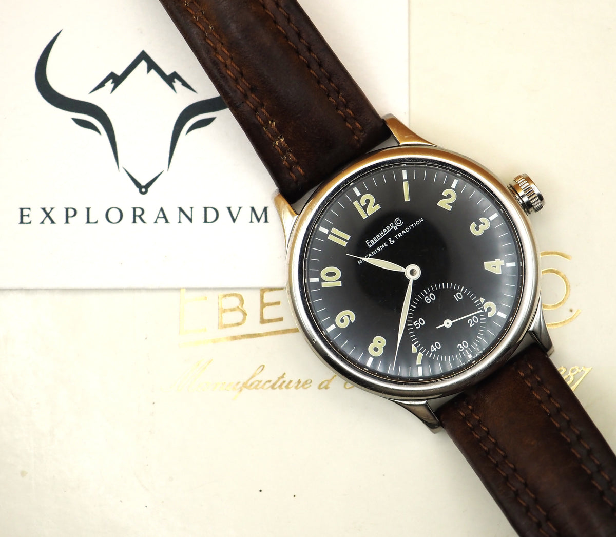 EBERHARD & CO. Traversetolo 1ª Serie "Tritium" – Ref. 21016 – Full Set