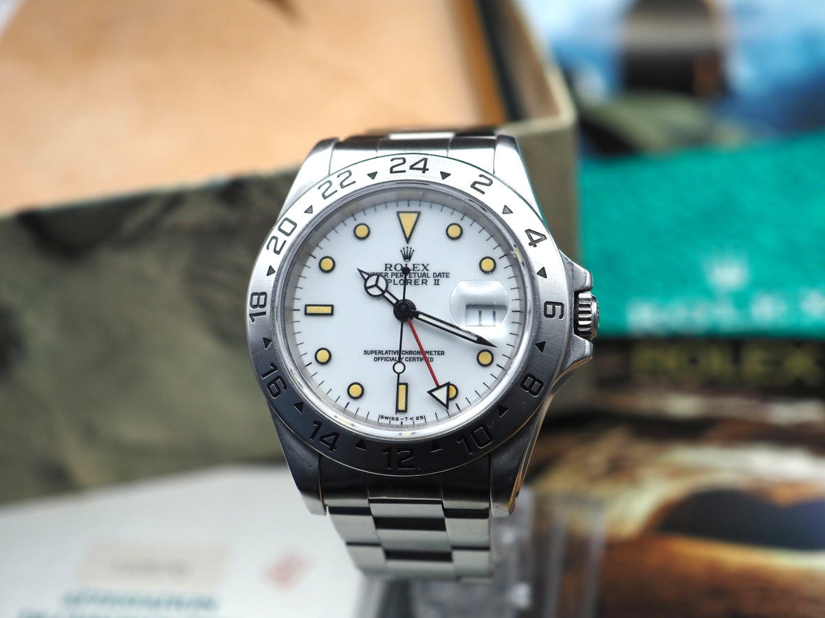 Rolex Explorer II ref. 16570 "Chicchi di mais" - Full Set