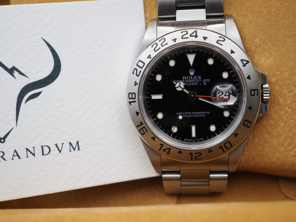 ROLEX Explorer II "Tritium" – Ref. 16570 – Full Set