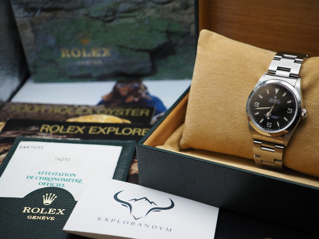 Rolex Explorer I Ref. 14270 – Seriale P (Ultima Produzione) – Full Set – Revisionato 2026