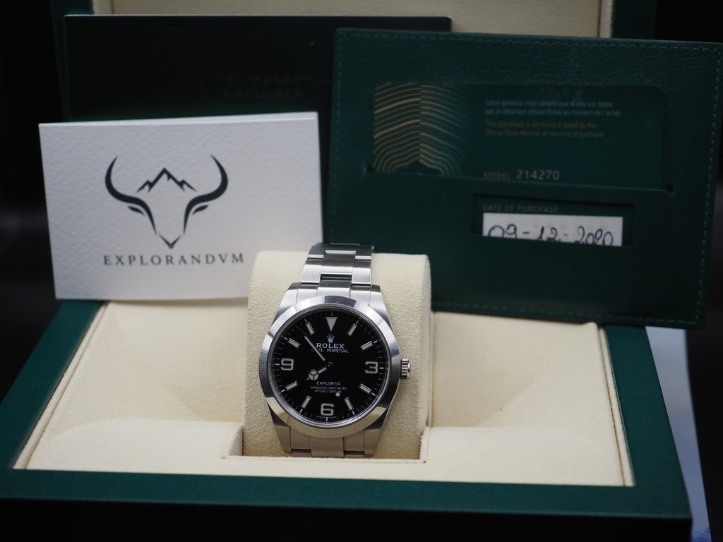 Rolex Explorer I ref. 214270 Mark II - Full set