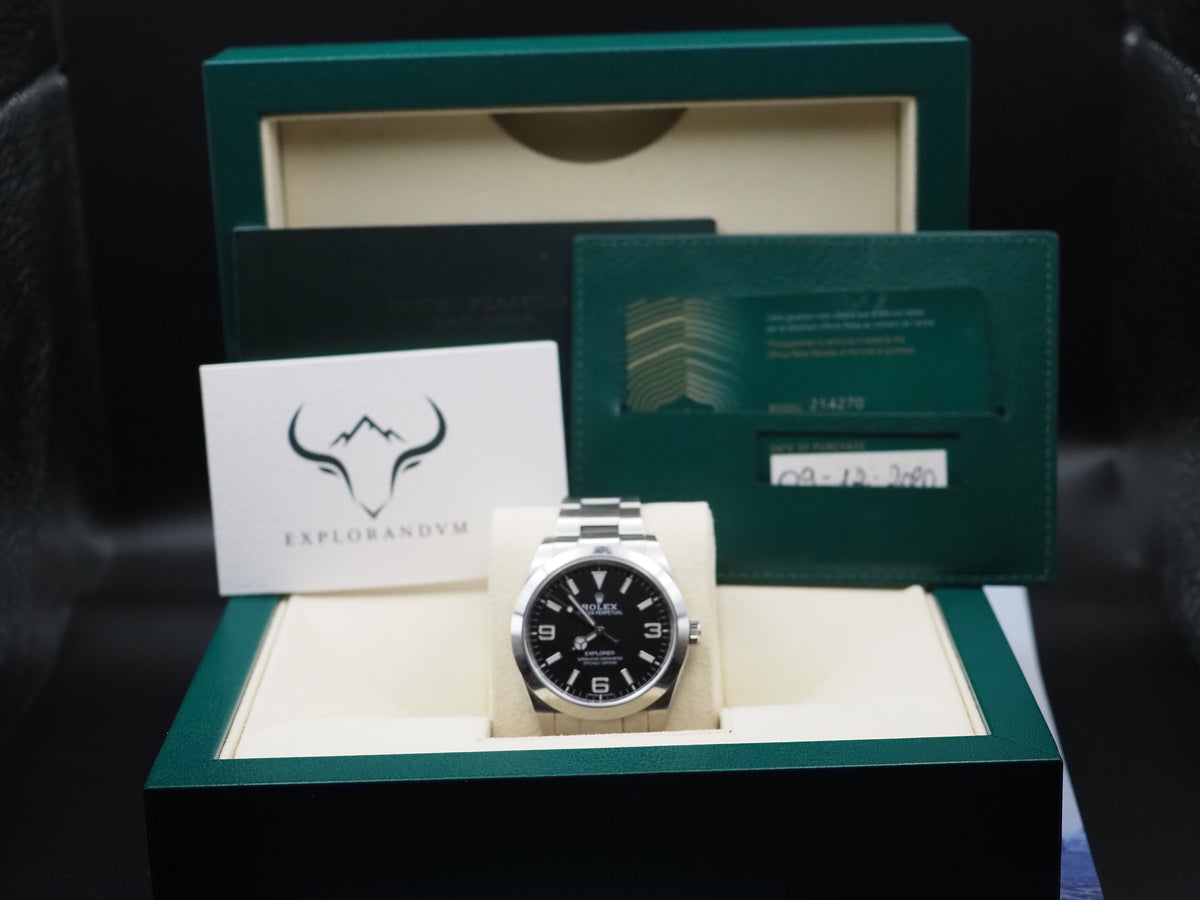 Rolex Explorer I ref. 214270 Mark II - Full set